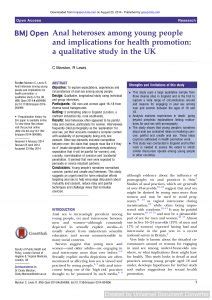 anal sex with sister|Anal heterosex among young people and implications for